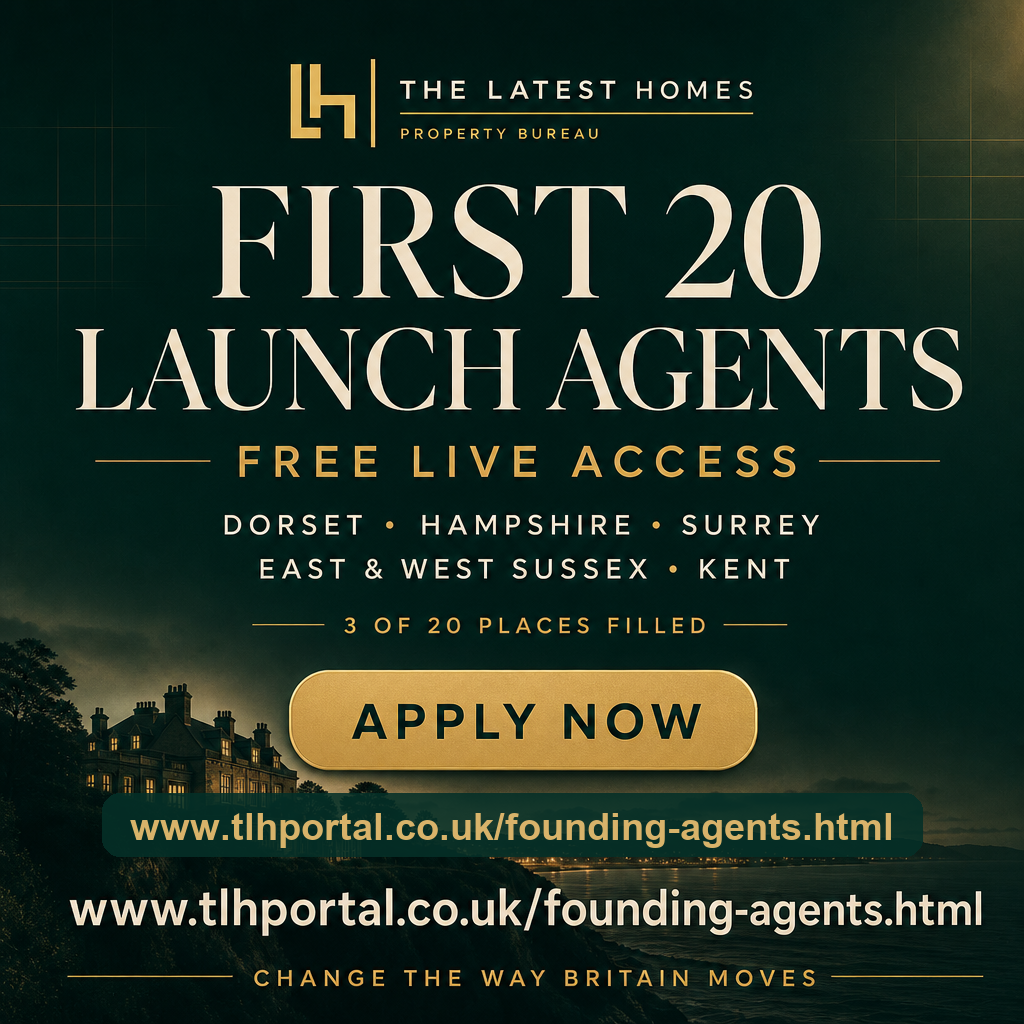 The Latest Homes Launch Agent square poster — Apply now